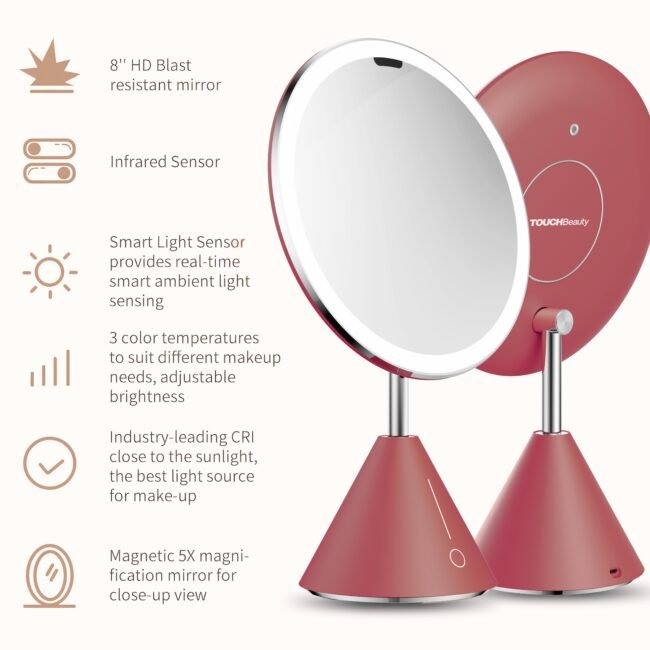 LED Mirror with Touch Sensor