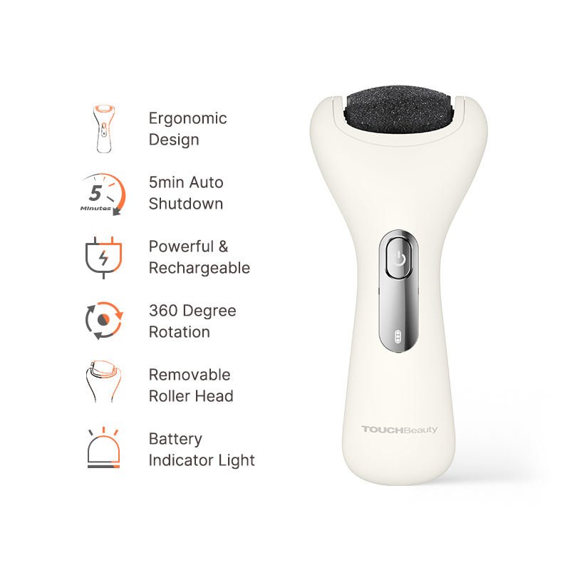 TOUCHBeauty Electric Callus Remover Waterproof Feet Care Tool Electric Pedicure Device Remove Dead Skin - Image 2