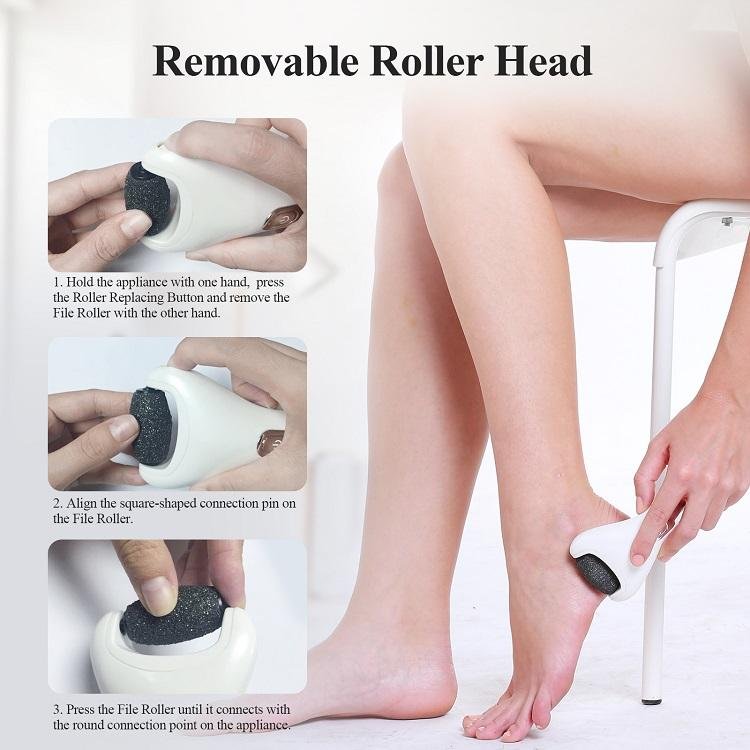 TOUCHBeauty Electric Callus Remover Waterproof Feet Care Tool Electric Pedicure Device Remove Dead Skin - Image 5
