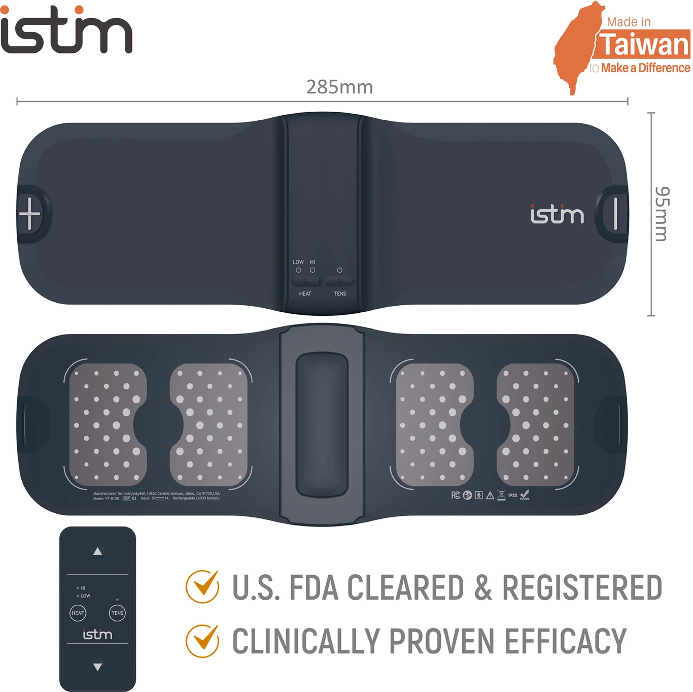Wireless Heat TENS Unit