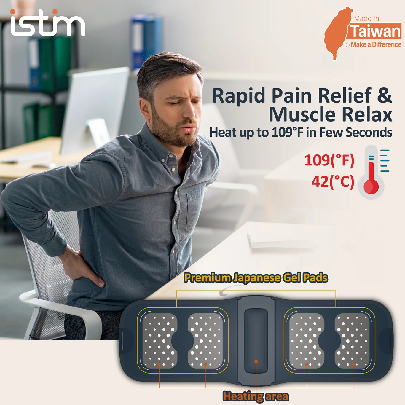 Wireless Heat TENS Unit