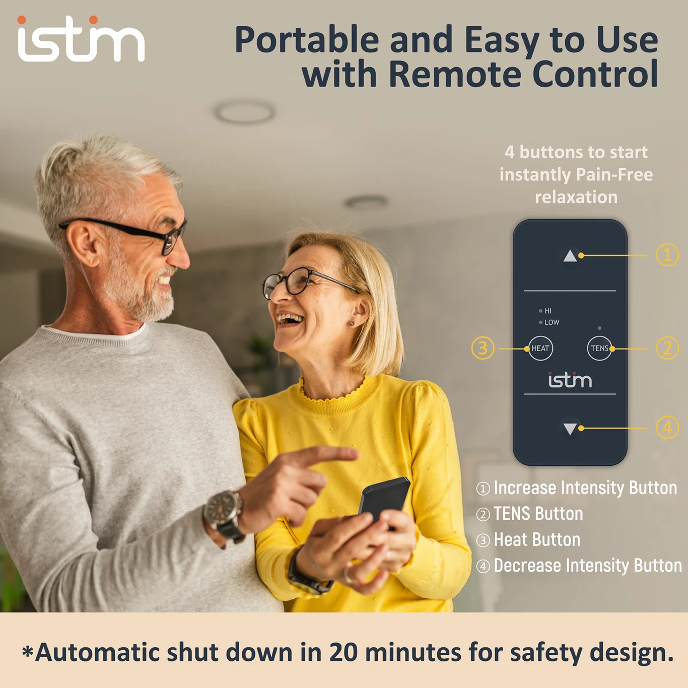 Wireless Heat TENS Unit