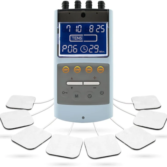 tens ems muscle stimulator machine for pain relief muscle